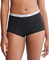 Calvin Klein Women's Modern Logo Mid-Rise Boyshort Underwear QD5195