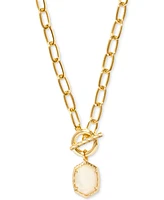 Kendra Scott 14k Gold-Plated Stone 18" Pendant Necklace