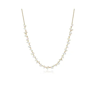 Alev Jewelry Aj by Alev Multi Shape White Topaz Necklace