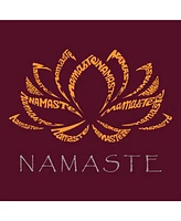 Namaste - Big Girl's Word Art Crewneck Sweatshirt