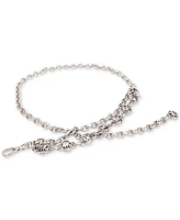 Michael Michael Kors Women's Logo Charm Chain Belt