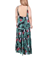 Ny Collection Plus Size Spaghetti Strap Maxi Dress