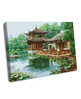 Painting by Numbers kit Chinese house - Assorted Pre