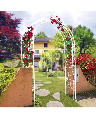 Simplie Fun Customizable Metal Garden Arch for Weddings and Events