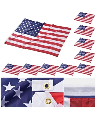 Yescom 4x6 Ft Us Flag Fade Resistance Bright Polyester Decoration Outdoor Club 10 Pack