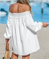 Women's Bare Bliss Off-Shoulder Cover-Up