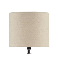 Home Outfitters White Table Lamp , Great for Bedroom, Living Room, Modern/Contemporary