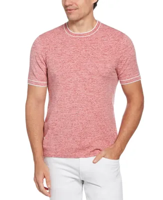 Perry Ellis Men's Space-Dyed Short Sleeve Crewneck T-Shirt