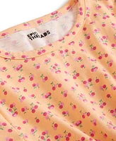 Epic Threads Big Girls Cherry-Print Twist-Front Top, Created for Macy's