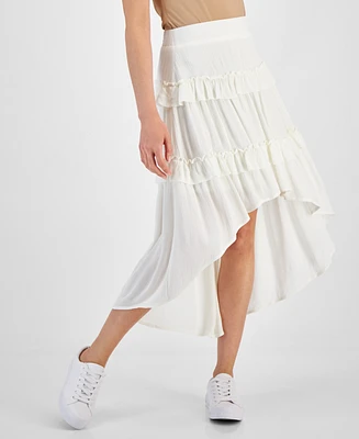 Celebrity Pink Juniors' Tiered High-Low Hem Skirt