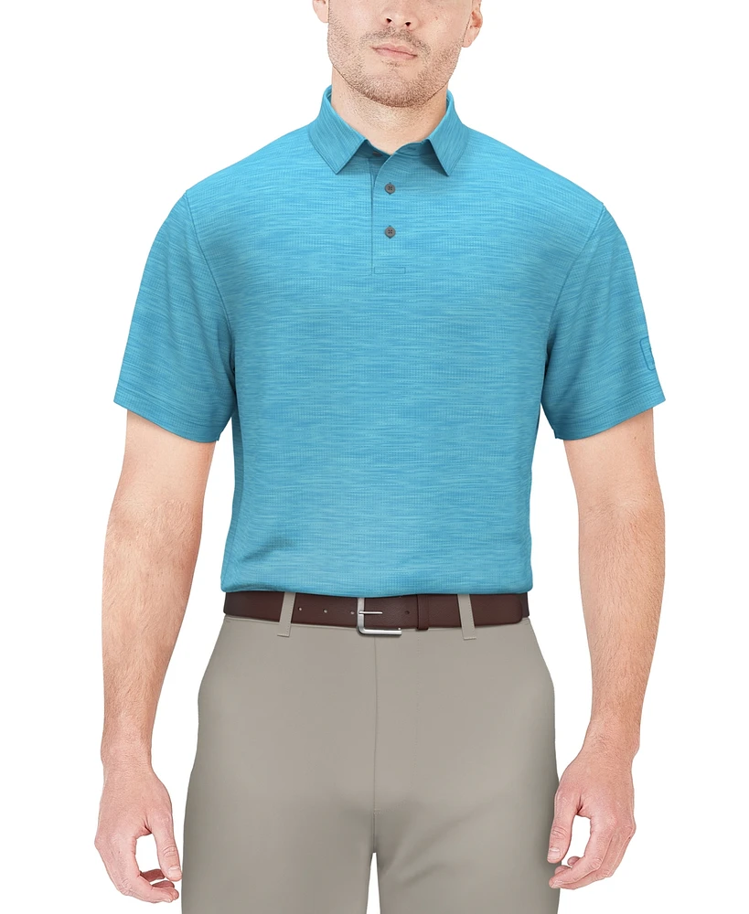 Pga Tour Men's Airflux Jaspe Golf Polo Shirt