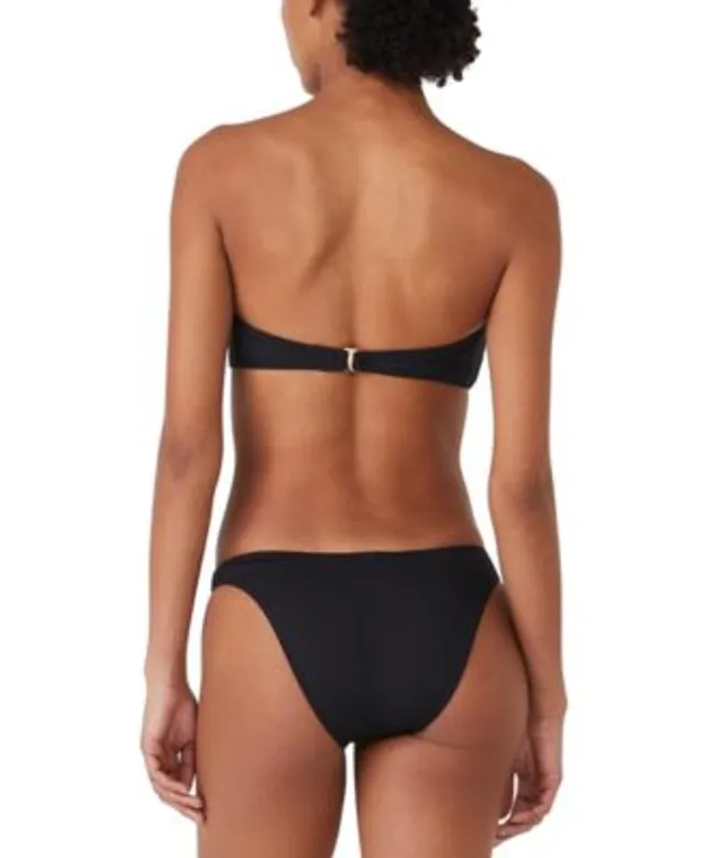 Kate Spade New York Womens Bandeau Bow Bra Convertible Bikini Top