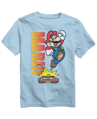 Mario Bros. Big Boys Short Slevees Graphic T-shirt
