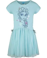 Disney Frozen Elsa Girls French Terry Dress Toddler| Child