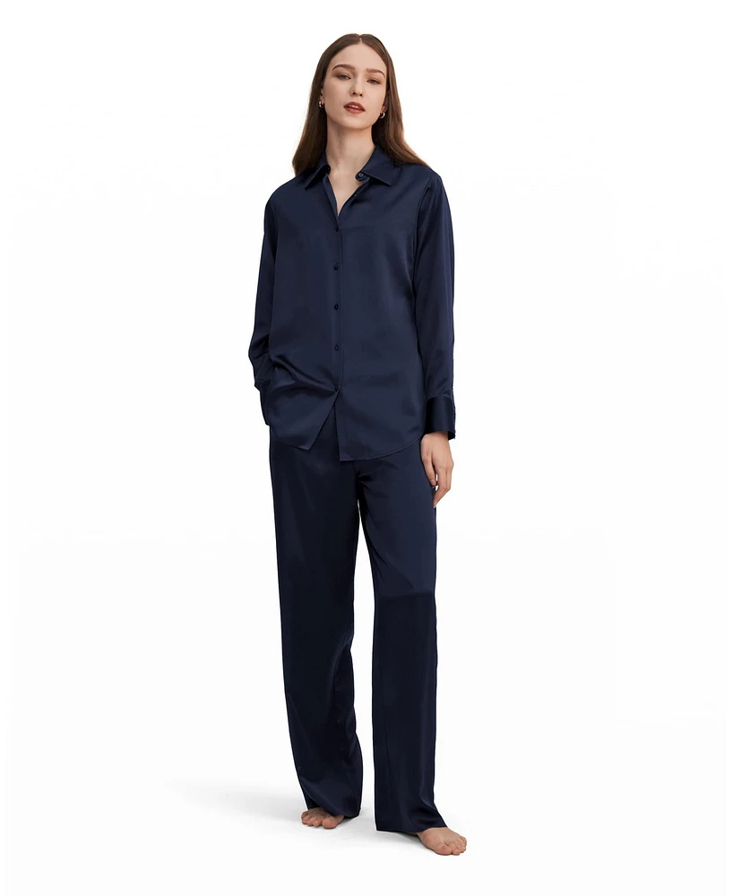 Lilysilk Women's Viola Over Silk Pajama Set