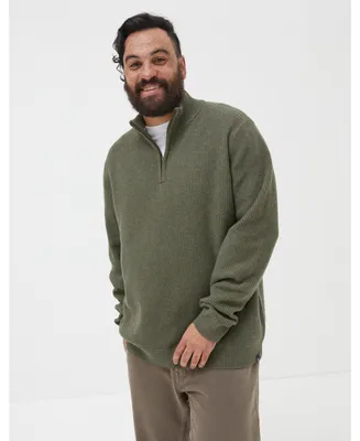 Fat Face Men's Pembrey Half Neck Sweater