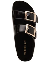 Madden Girl Bodie Buckle Footbed Slide Sandals