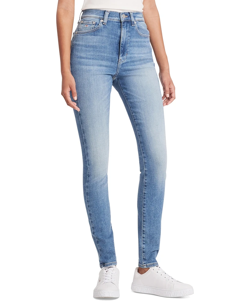 Tommy Jeans Women's Sylvia High Rise Skinny-Leg Jeans