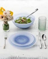 Fortessa La Jolla Glass Large Salad Bowls, Set of 4