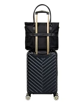 Kenneth Cole Reaction Madison Square Hardside Chevron Expandable Luggage, 2-Piece 20" Carry-On and Tote