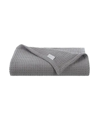 Haryana Luxury Waffle Weave Cotton Throw Blanket, 50x70 in. (Color Options), Warm Blanket for Bedrooms, Living rooms, and Travel
