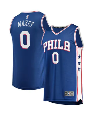 Men's Fanatics Tyrese Maxey Royal Philadelphia 76ers Fast Break Replica Jersey - Icon Edition