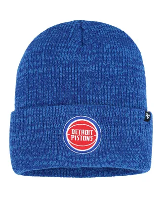Men's '47 Brand Blue Detroit Pistons Brain Freeze Cuffed Knit Hat
