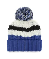 Women's '47 Brand White Indianapolis Colts Ashfield Cuffed Knit Hat with Pom