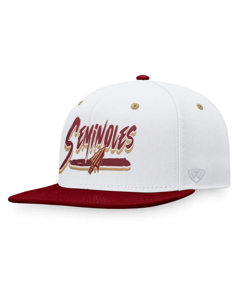 Men's Top of the World Gold, Garnet Florida State Seminoles Sea Snapback Hat