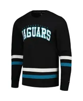 Men's Tommy Hilfiger Black, Teal Jacksonville Jaguars Nolan Long Sleeve T-shirt