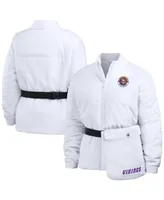 Women's Wear by Erin Andrews White Minnesota Vikings Packaway Full-Zip Puffer Jacket