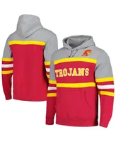 Men's Mitchell & Ness Cardinal Usc Trojans Head Coach Pullover Hoodie