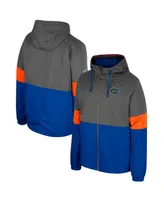 Men's Colosseum Charcoal Florida Gators Miles Full-Zip Jacket