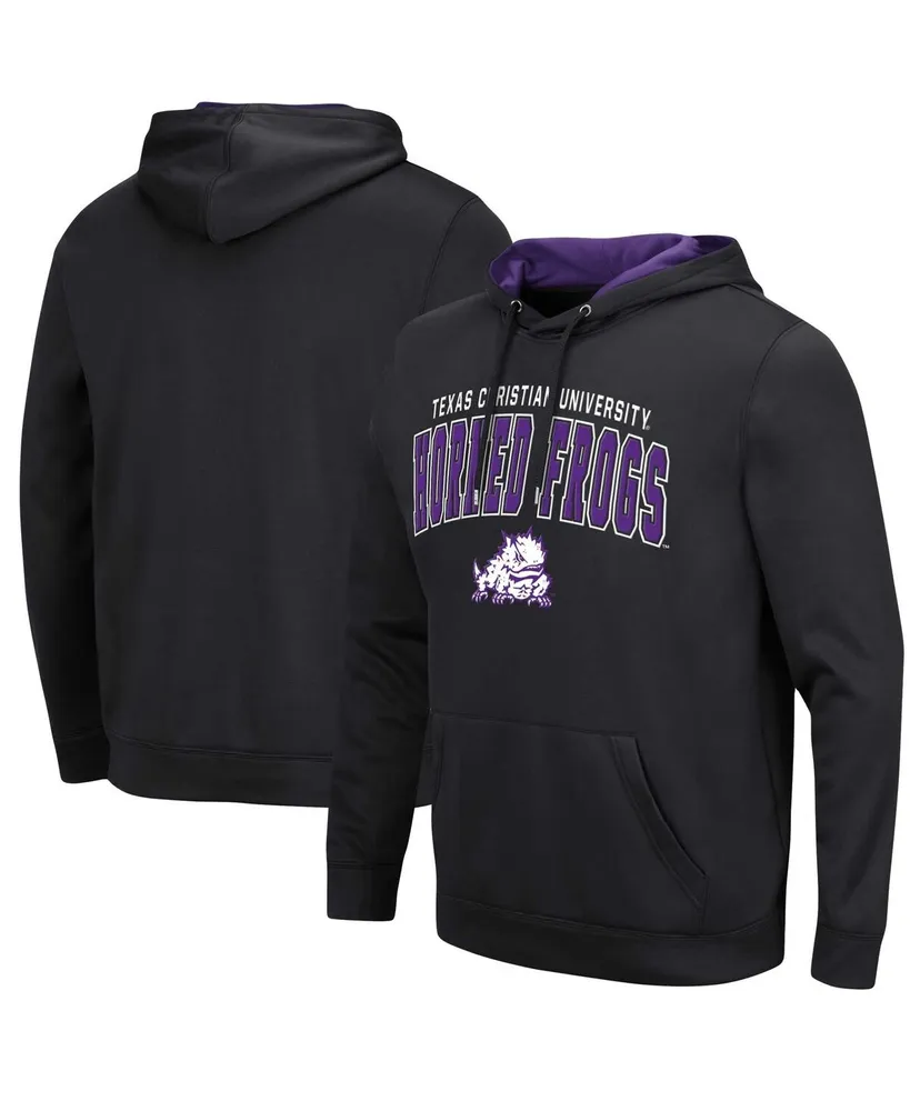 Men's Colosseum Tcu Horned Frogs Resistance Pullover Hoodie