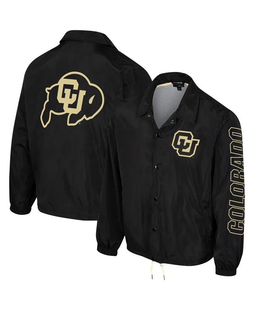 Men's and Women's The Wild Collective Black Colorado Buffaloes Coaches Full-Snap Jacket