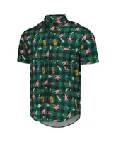 Men's and Women's Rsvlts Green A Christmas Story on Cleveland Street Kunuflex Button-Down Shirt