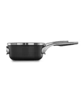 Calphalon Premier Space-Saving Hard-Anodized Aluminum Nonstick, 2.5-Quart Sauce Pan with Lid