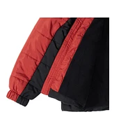 Bearpaw Toddler Boys Colorblock Fleece Lined Puffer Coat with Hood