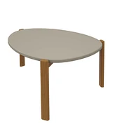 Manhattan Comfort Gales 2-Piece Mdf End Table And Coffee Set