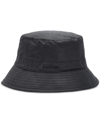 Barbour Men's Logo Embroidered Waxed Bucket Hat