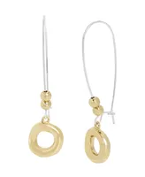 Robert Lee Morris Soho Two-Tone Open Circle Dangle Earrings - Two