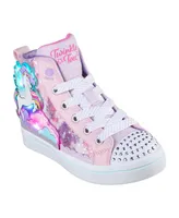 Skechers Little Girls Twinkle Toes Twi-Lites 2.0 Light Up Casual Sneakers from Finish Line