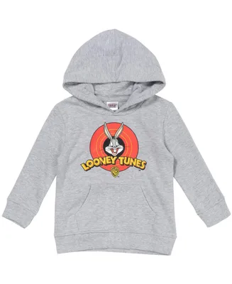 Looney Tunes Toddler Boys Buggs Bunny Fleece Fashion Pullover Hoodie