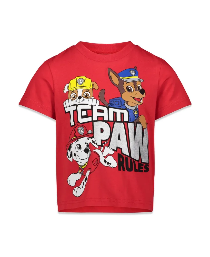 Paw Patrol Rocky Rubble Marshall 2 Pack T-Shirts Toddler| Child Boys