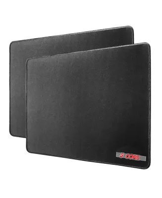 5 Core Gaming Mouse Pad Standard Size with Durable Stitched Edges and Non-Slip Rubber Base Large Gaming Mouse Pads Laptop Pc Computer -Mp 3X3 Pair