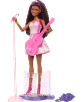 Barbie 65th Anniversary Careers Pop Star Doll and 10 Accessories Including Stage with Movement Feature