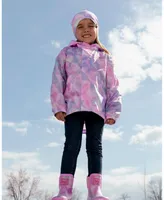 Girl Packable Windbreaker Printed Foil Pastel - Child