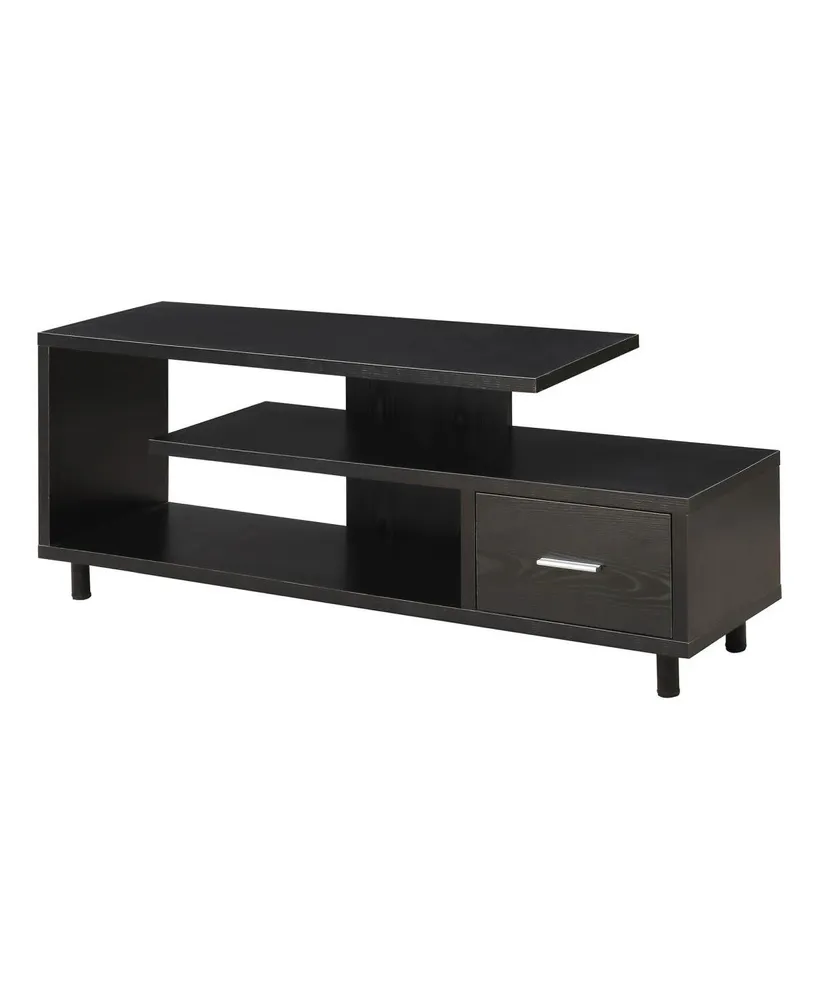 Convenience Concepts 60 in. Seal Ii Tv Stand Black