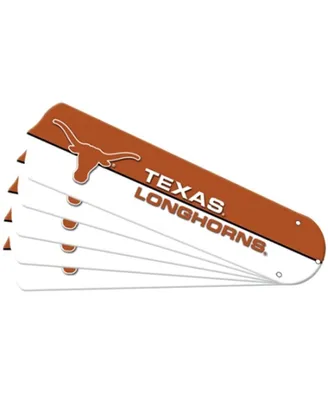 Ceiling Fan Designers New Ncaa Texas Longhorns 52 in. Ceiling Fan Blade Set