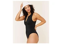 Andie Women's Malibu Snap Front One Piece Swimsuit